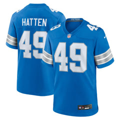 Hogan Hatten Detroit Lions Game Jersey Blue - Nike