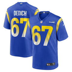 Justin Dedich Los Angeles Rams Game Jersey Royal - Nike