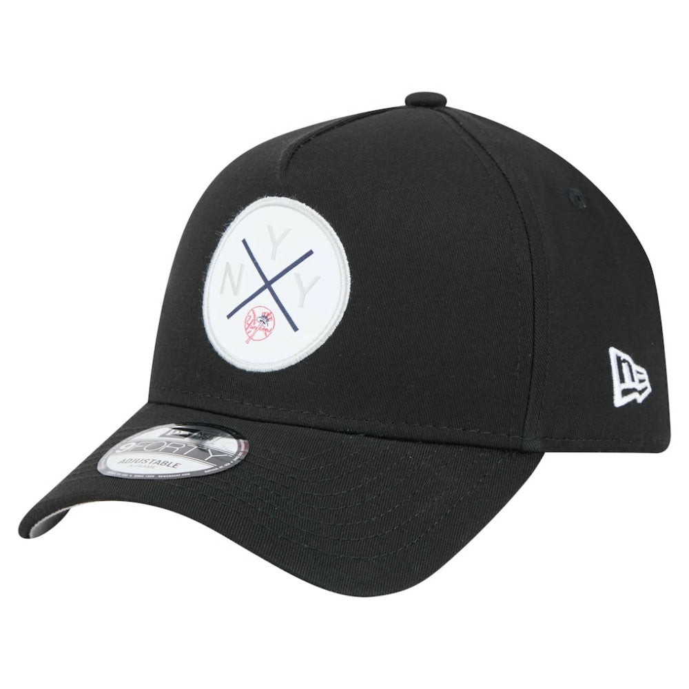 New York Yankees New Era 9FORTY A-Frame Adjustable Hat discount
