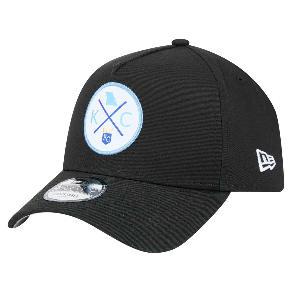 Kansas City Royals New Era 9FORTY A-Frame Adjustable Hat discount