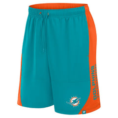 Miami Dolphins No Defense Shorts Aqua - Fanatics