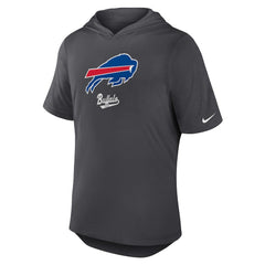 Buffalo Bills Tri-Blend Performance Hoodie T-Shirt Anthracite - Nike