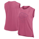 Kansas City Chiefs Women's Studio Embrace Tank Top Pink - Fanatics