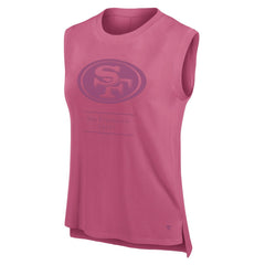 San Francisco 49ers Women's Studio Embrace Tank Top Pink - Fanatics
