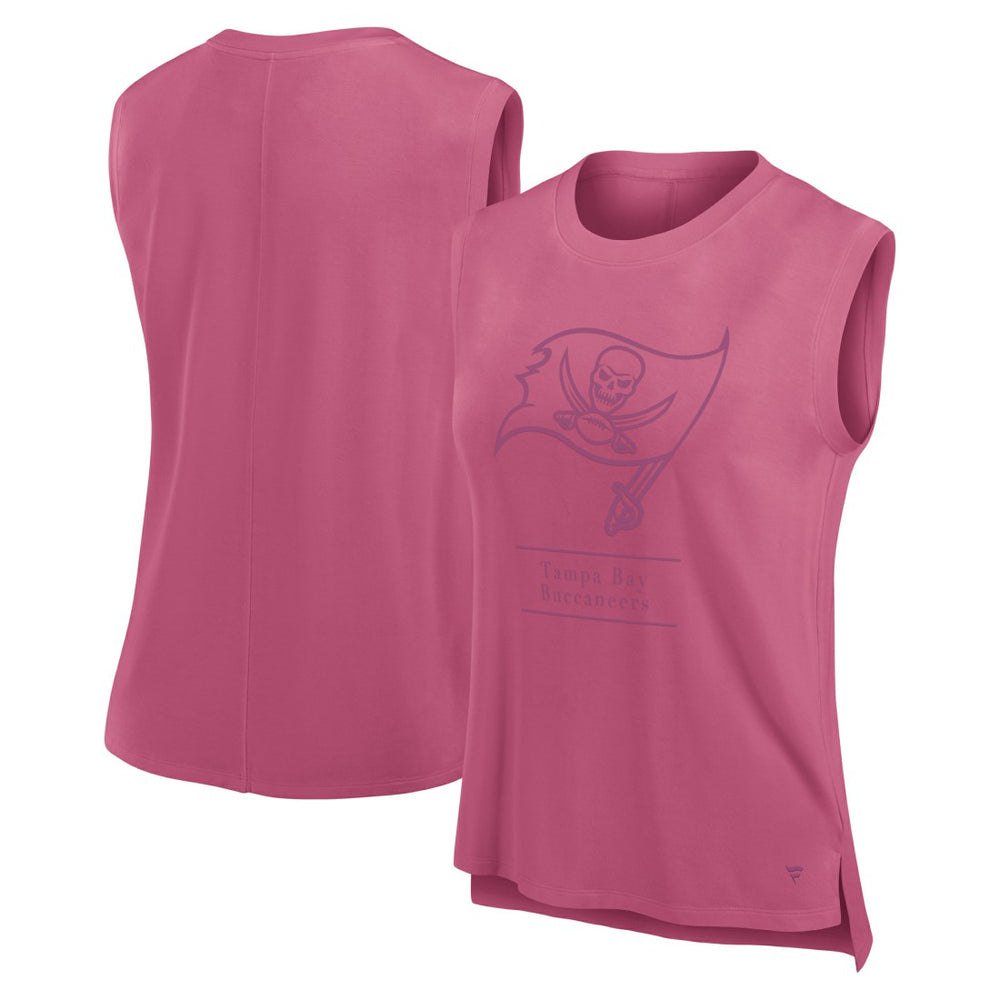 Tampa Bay Buccaneers Women's Studio Embrace Tank Top Pink - Fanatics