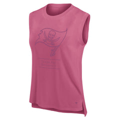 Tampa Bay Buccaneers Women's Studio Embrace Tank Top Pink - Fanatics