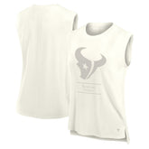 Houston Texans Women's Studio Embrace Tank Top Cream - Fanatics
