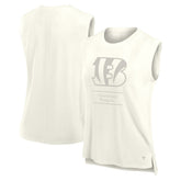 Cincinnati Bengals Women's Studio Embrace Tank Top Cream - Fanatics