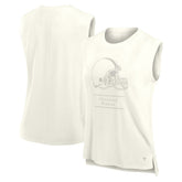Cleveland Browns Women's Studio Embrace Tank Top Cream - Fanatics
