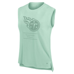 Tennessee Titans Women's Studio Embrace Tank Top Mint - Fanatics