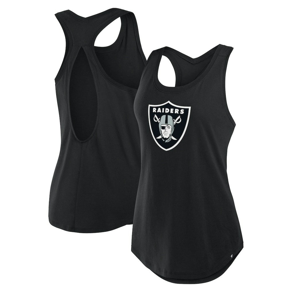 Las Vegas Raiders Women's Iron Fan Tank Top Black - Fanatics