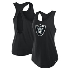 Las Vegas Raiders Women's Iron Fan Tank Top Black - Fanatics