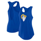 Los Angeles Rams Women's Iron Fan Tank Top Royal - Fanatics