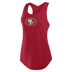 San Francisco 49ers Women's Iron Fan Tank Top Scarlet - Fanatics