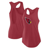 Arizona Cardinals Women's Iron Fan Tank Top Cardinal - Fanatics