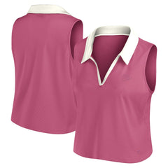 Kansas City Chiefs Women's Studio Wellness V-Neck Tank Top Pink - Fanatics