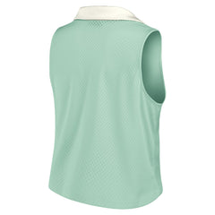 Detroit Lions Women's Studio Wellness V-Neck Tank Top Mint - Fanatics
