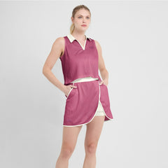 San Francisco 49ers Women's Studio Wellness V-Neck Tank Top Pink - Fanatics
