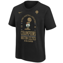 Nike - Boston Celtics Youth 18-Time NBA Finals Champions Locker Room T-Shirt - Black
