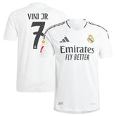 Adidas Vini Jr. Real Madrid 2024/25 Home Player Jerseys - White