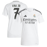 Adidas Vini Jr. Real Madrid Women's 2024/25 Home Replica Player Jerseys - White