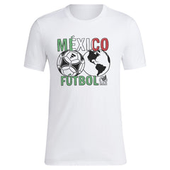 Adidas Mexico National Team Around The World T-Shirts - White