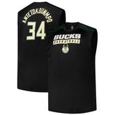 NBA - Giannis Antetokounmpo Milwaukee Bucks Profile Big & Tall Player Muscle Tank - Black