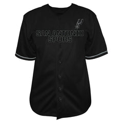 NBA - Victor Wembanyama San Antonio Spurs Profile Big & Tall Name & Number Button-Up Jersey - Black