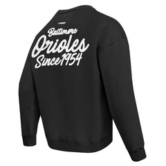 Baltimore Orioles Pro Standard Paint The City Dropped Shoulder Pullover Sweatshirt Lifestyle