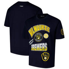 Milwaukee Brewers Pro Standard Turn It Up Dropped Shoulder T-Shirt Online