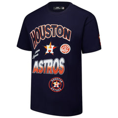 Houston Astros Pro Standard Turn It Up Dropped Shoulder T-Shirt On Sale
