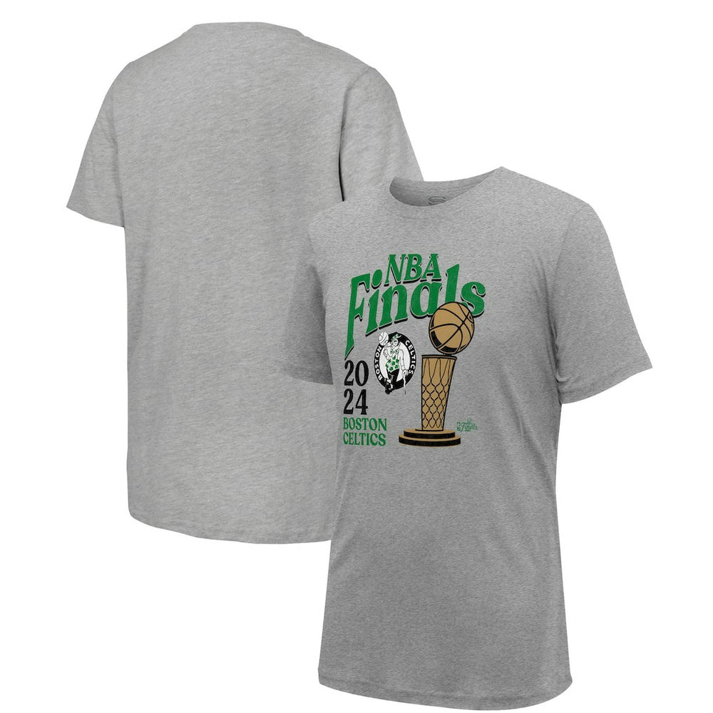NBA - Boston Celtics Stadium Essentials Unisex 2024 NBA Finals Revolution T-Shirt - Heather Gray