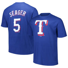 Corey Seager Texas Rangers Fanatics Big & Tall Name & Number T-Shirt Lifestyle