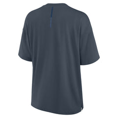 Los Angeles Dodgers Fanatics Women's Oversized Elements Raw Edge Future Ground T-Shirt Lifestyle
