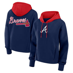 Atlanta Braves Fanatics Women's Oversized Legacy Favorite Spectator Pullover Hoodie On Sale