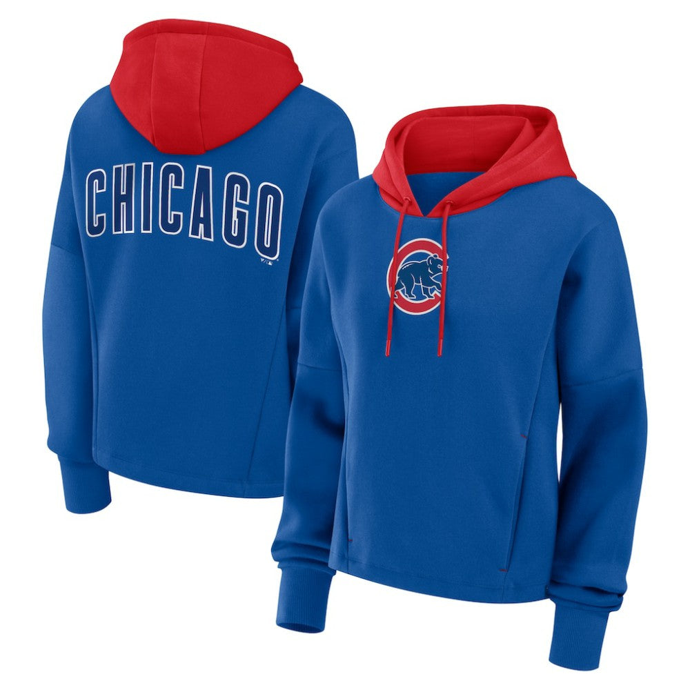 Chicago Cubs Fanatics Women's Oversized Legacy Favorite Spectator Pullover Hoodie Lifestyle