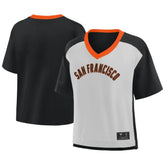 San Francisco Giants Fanatics Oversized Race To Win V-Neck T-Shirt Lifestyle