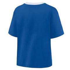 Los Angeles Dodgers Fanatics Oversized Race To Win V-Neck T-Shirt Clearance