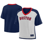 Boston Red Sox Fanatics Oversized Race To Win V-Neck T-Shirt Sale