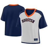 Houston Astros Fanatics Oversized Race To Win V-Neck T-Shirt Sale