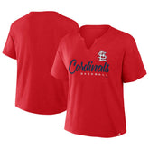 St. Louis Cardinals Fanatics Women's Fan Fave Stadium Slub Boxy T-Shirt Lifestyle