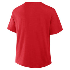 St. Louis Cardinals Fanatics Women's Fan Fave Stadium Slub Boxy T-Shirt Lifestyle