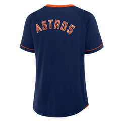 Houston Astros Fanatics Women's League Diva Star Raglan V-Neck T-Shirt Online