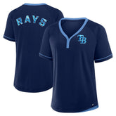 Tampa Bay Rays Fanatics Women's League Diva Star Raglan V-Neck T-Shirt Near Me