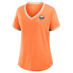 Houston Astros Fanatics Women's Binge Worthy Stadium Slub V-Neck T-Shirt Sale