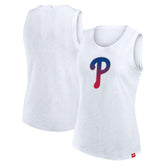 Philadelphia Phillies Fanatics Women's Activate Slub Tank Top Clearance