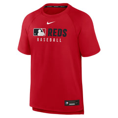 Cincinnati Reds Nike Authentic Collection Pregame Raglan Dri-FIT T-Shirt Sale