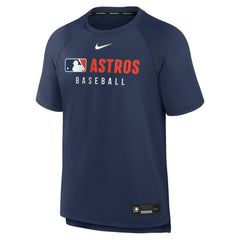 Houston Astros Nike Authentic Collection Pregame Raglan Dri-FIT T-Shirt Lifestyle