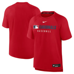 St. Louis Cardinals Nike Authentic Collection Pregame Raglan Dri-FIT T-Shirt On Sale