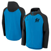 Miami Marlins Nike Authentic Collection Raglan Performance Full-Zip Jacket Online